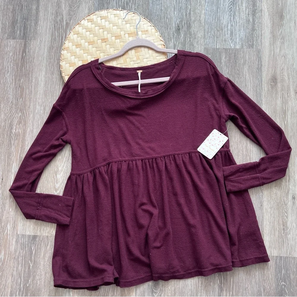 NWT free people forever‎ your girl babydoll top